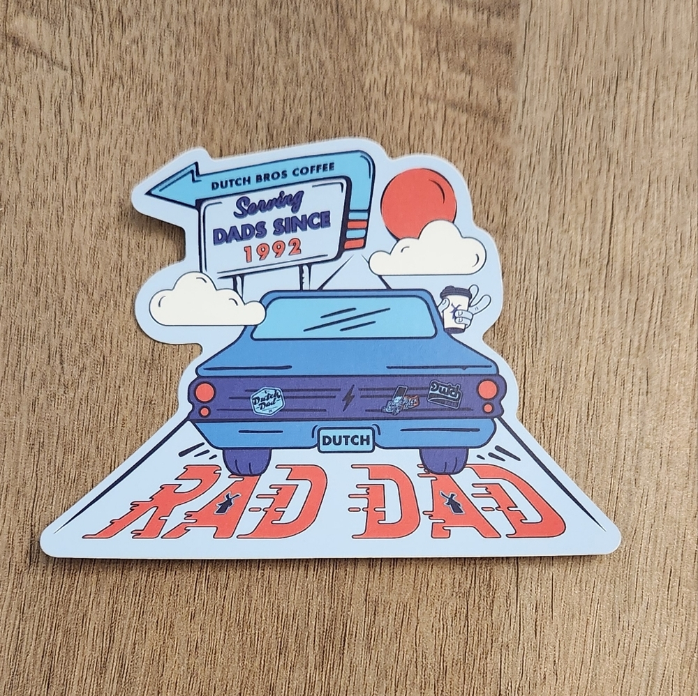 Dutch Bros Sticker-Father's Day '24